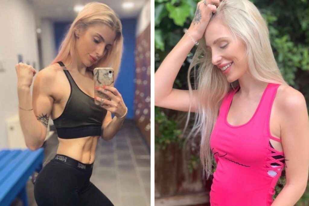 Aimee com 28 semanas de gravidez