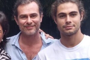 Rafa Vitti comemora aniversário do pai