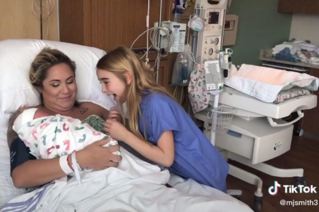 A irmã adorou a novidade!