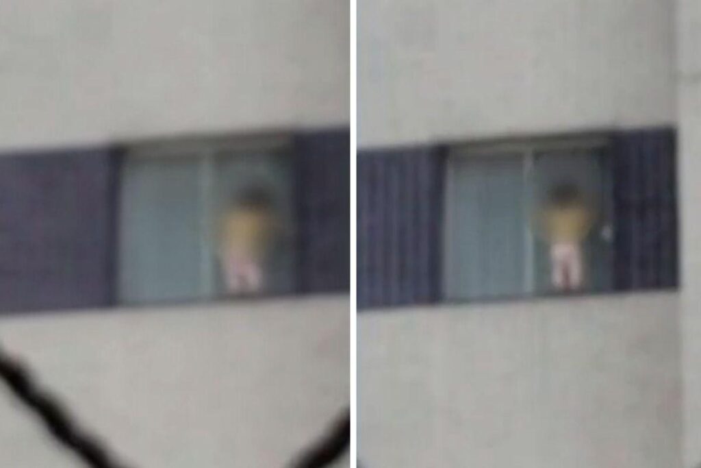 A criança foi salva pela rede de proteção