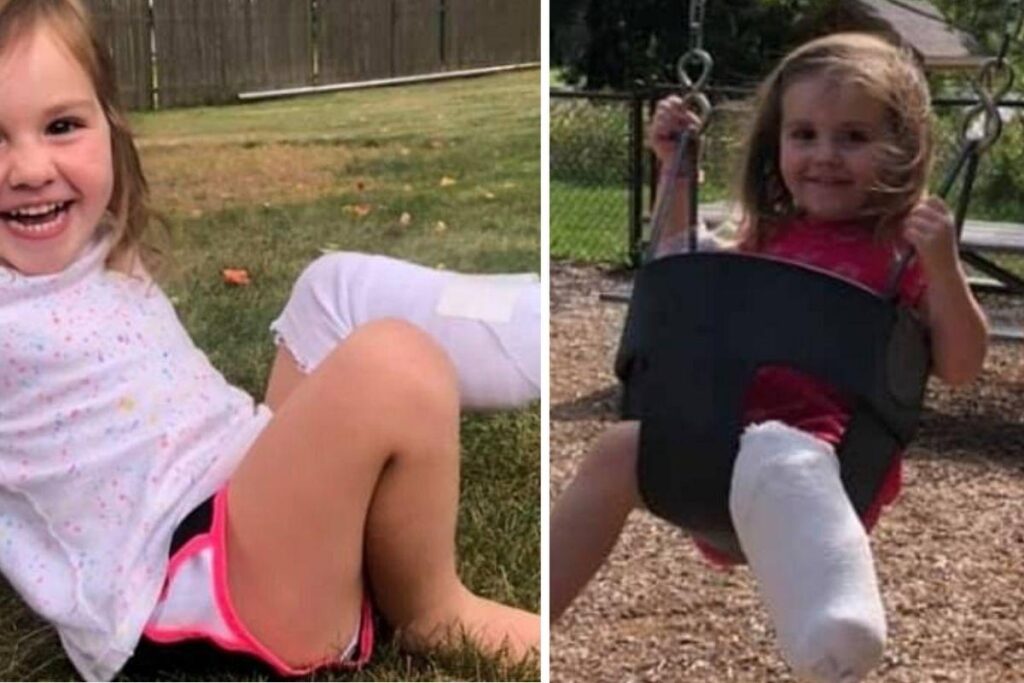 Alexa, de 6 anos, e Abigail, de 3