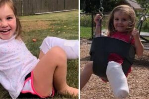 Alexa, de 6 anos, e Abigail, de 3