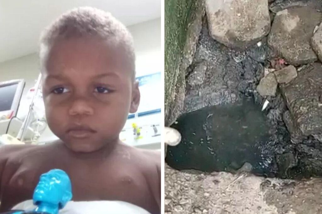 A família diz que a criança está com uma bactéria no sangue