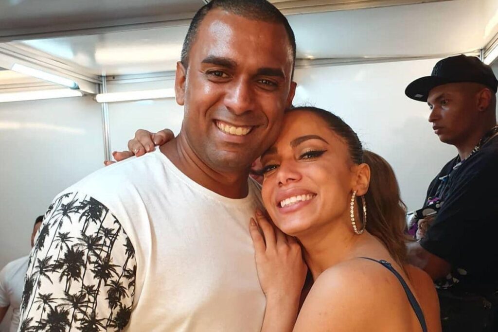 Felipe com o sobrinho Benício