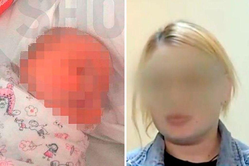 A mulher foi pega no flagra pelas autoridades