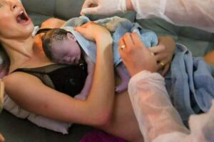 A atriz deu à luz segunda filha