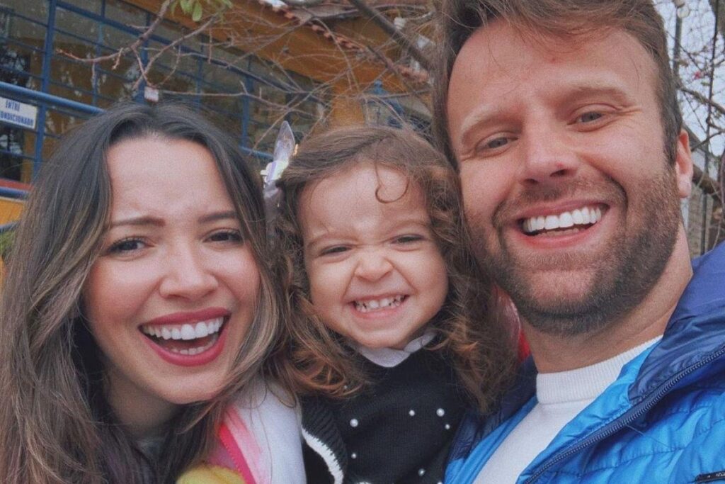 Taciele está grávida do segundo filho