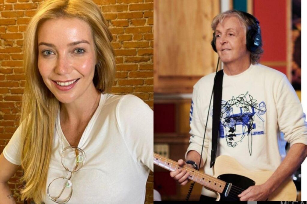 Luiza Possi e a família