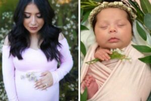 A mãe não sobreviveu ao acidente