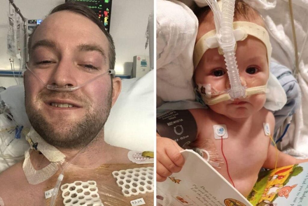 Pai e filho receberam novos corações