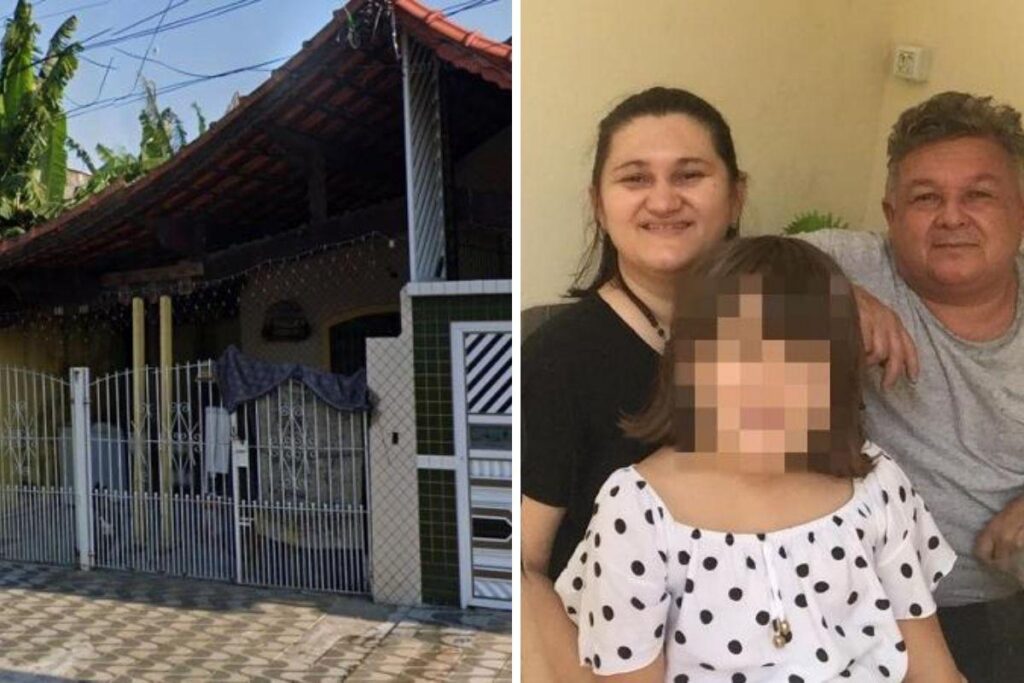 A casa fica na Praia Grande