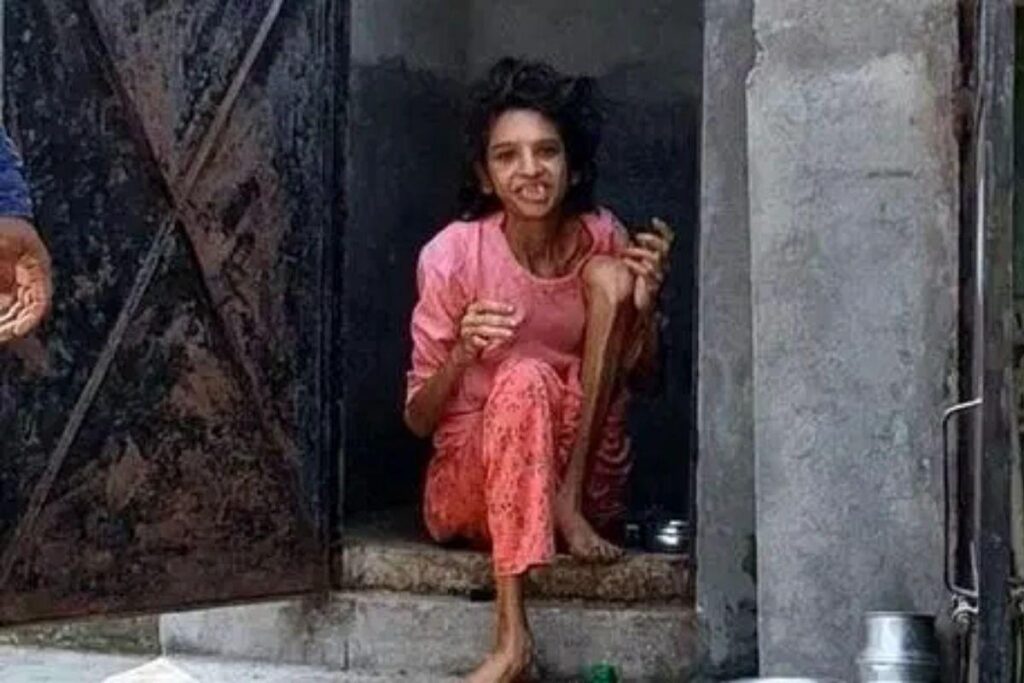 A mulher foi resgatada na terça-feira