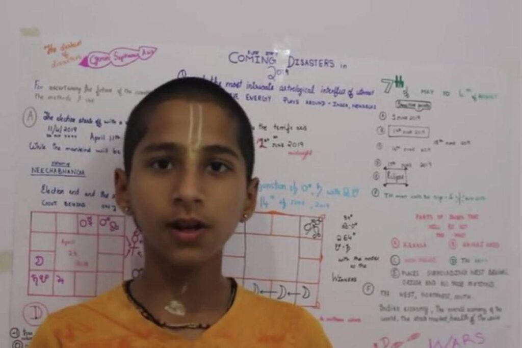 Menino de 14 anos que previu a pandemia diz que outra catástrofe global começará em dezembro