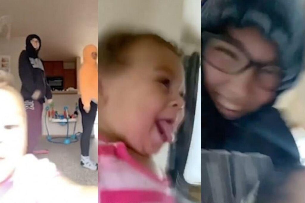 A menina ofuscou a mãe com a travessura