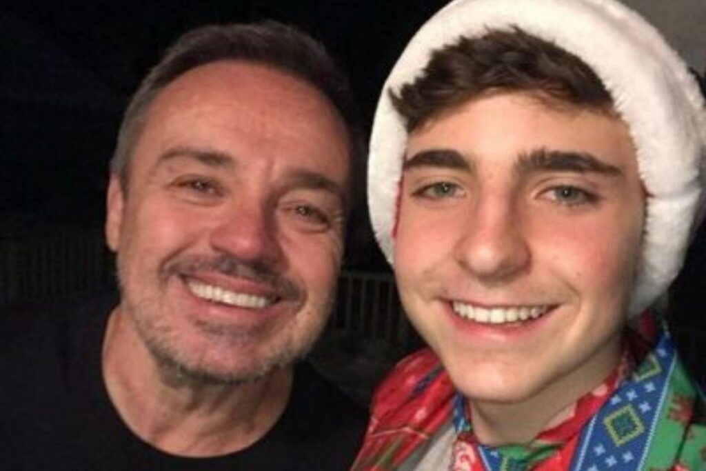 João Augusto com a família