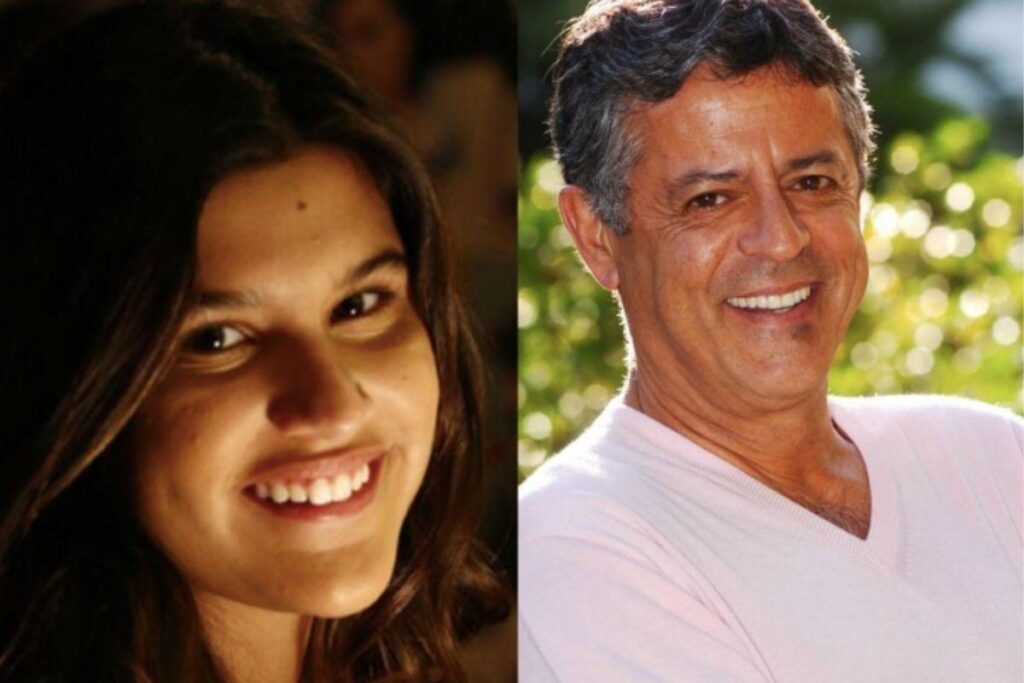 Ela lamentou a morte do pai