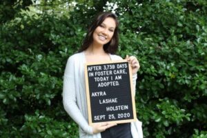 A adoção aconteceu em setembro