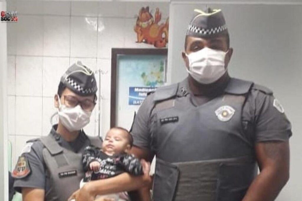 O bebê engasgou 2 vezes em menos de 24 horas