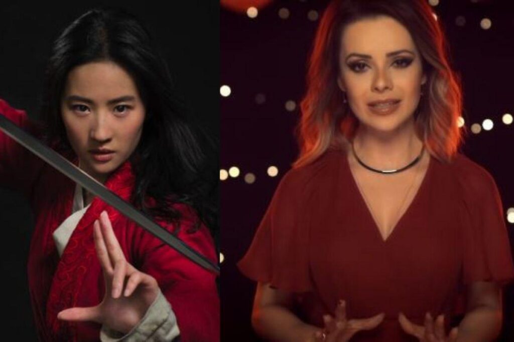 Sandy interpreta música de Mulan