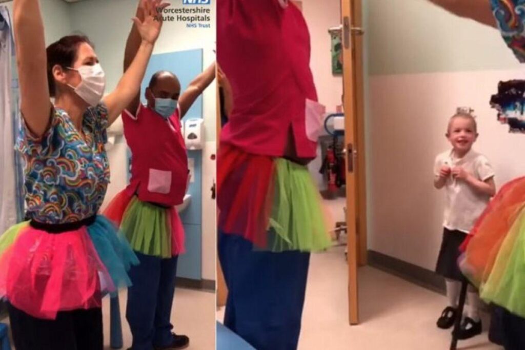 Ela amou a surpresa!