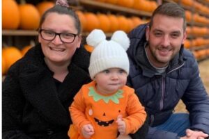 A bebê nasceu em dezembro