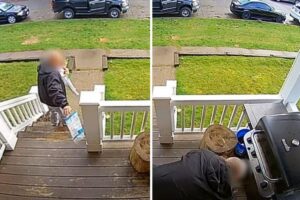 O momento foi todo filmado