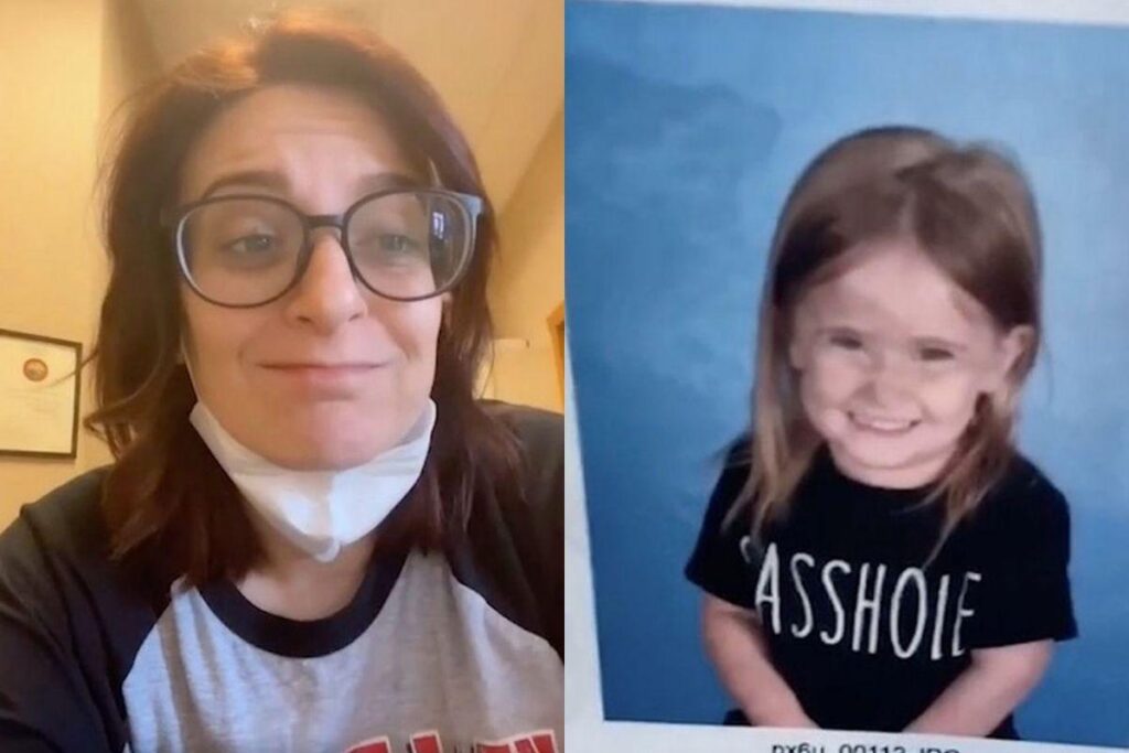 Ela mostrou o resultado no TikTok