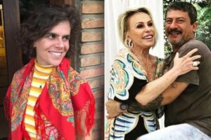Ana Maria Braga presta homenagem ao colega de trabalho Tom Veiga