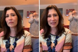 Beth chorou ao falar sobre a mãe