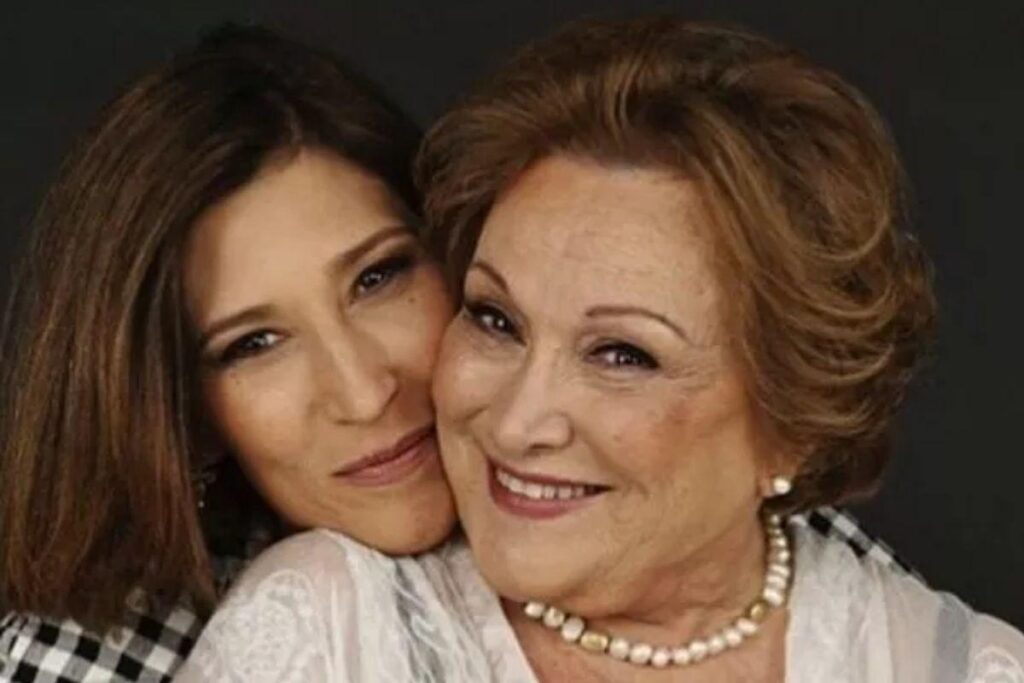 Ela está internada com Covid