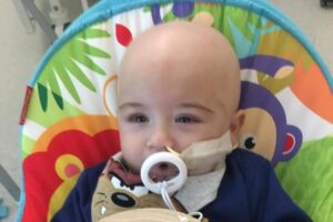 O bebê está em recuperação