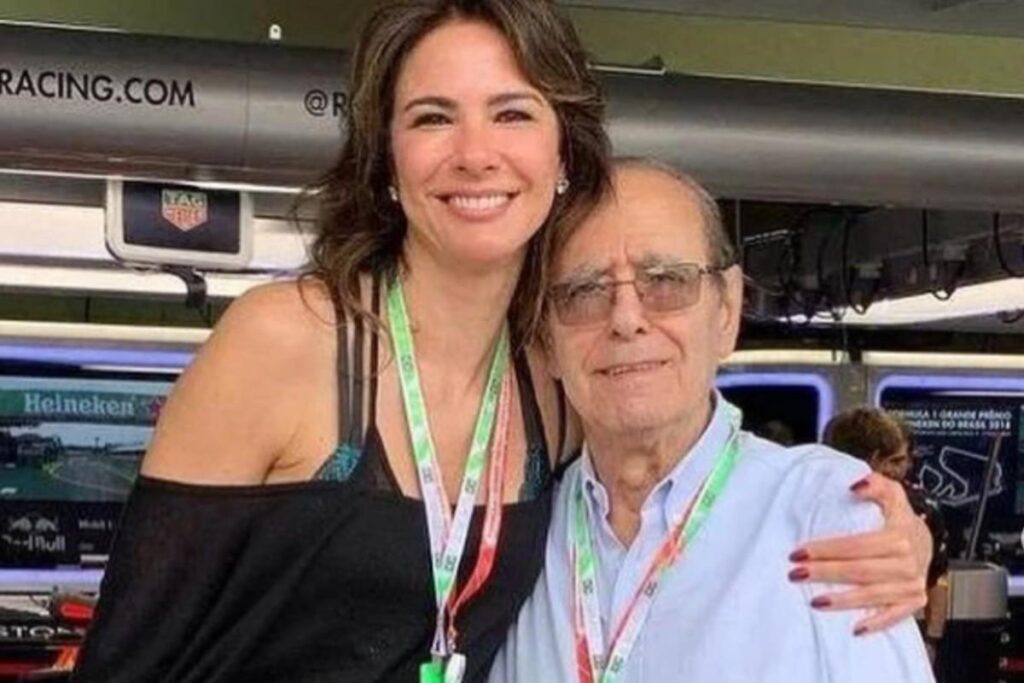 O pai da apresentadora morreu por causas naturais