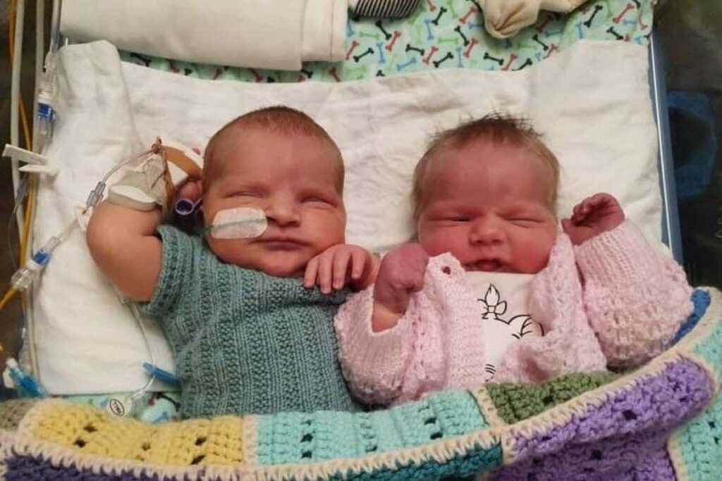 Ryan e Piper nasceram com 4 dias de diferença