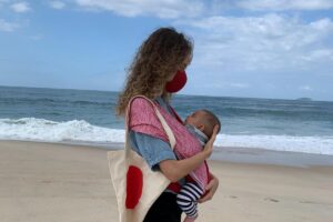 A jornalista conversou com a gente sobre maternidade