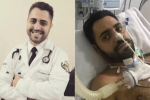 O médico passou 59 dias internado