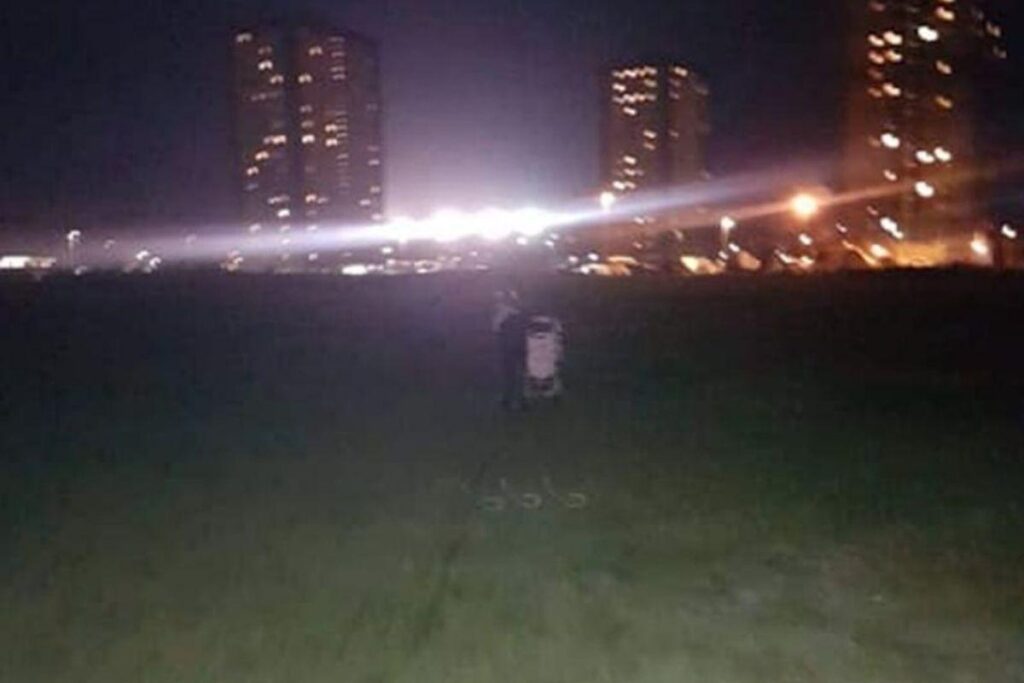 Ela só viu os números tempos depois