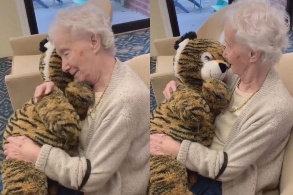 A reação da avó comoveu vários internautas