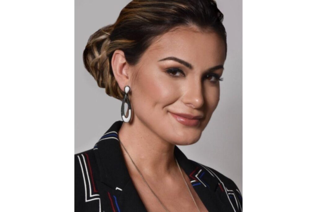 Ela não poupou elogios ao noivo