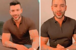 A modelo e cantor são pais de Gabriel de 3 anos, de idade e Samuel de 2 anos