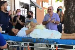 A dona do restaurante ajudou no parto