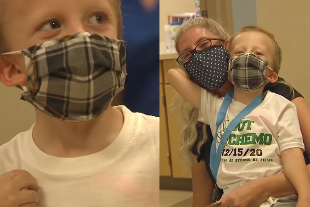 Ele passou por quase 60 sessões de quimioterapia