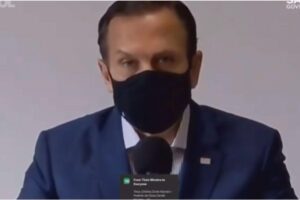 Doria disse que o Brasil já está vivendo a segunda onda da doença