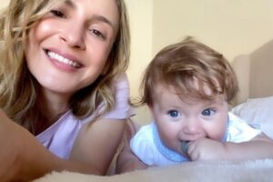 A pequena chamou a atenção