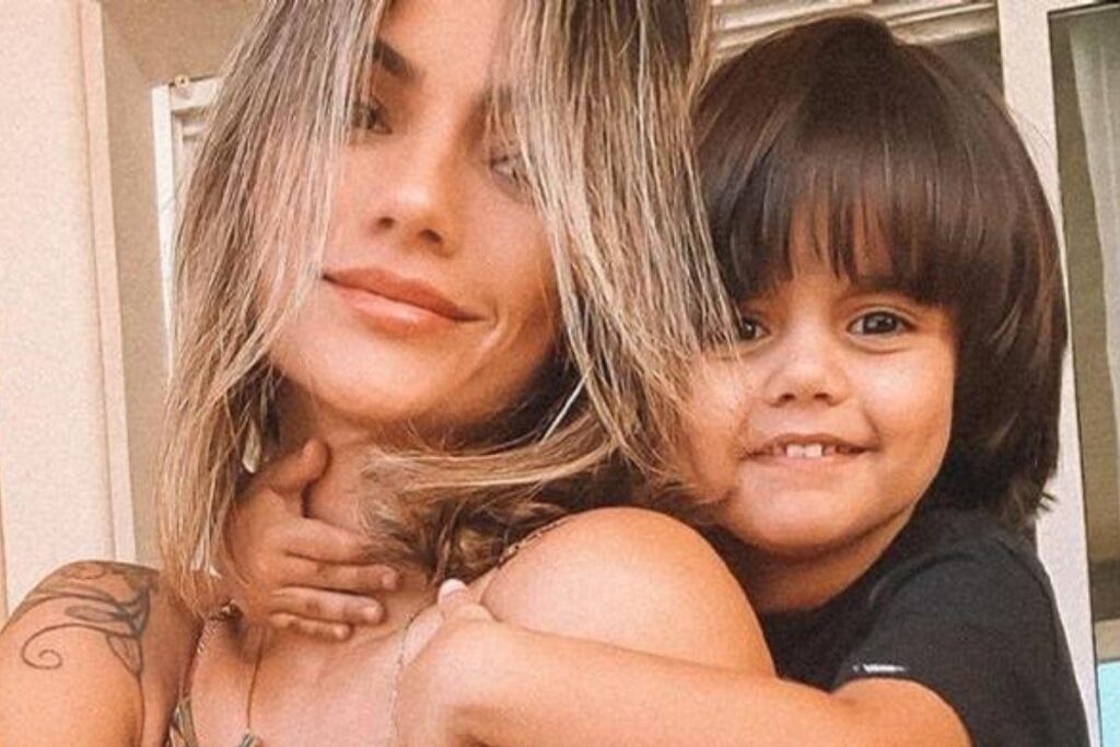 Ela relembrou o anúncio da gravidez do caçula