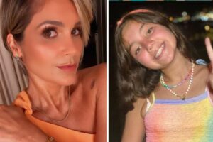 Flávia conseguiu tirar o dente da filha