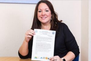 Ela escreveu carta sensível aos pais