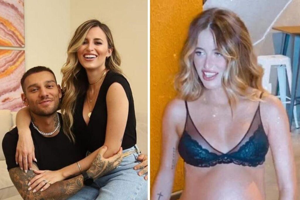 Lorena está grávida do primeiro filho do casal