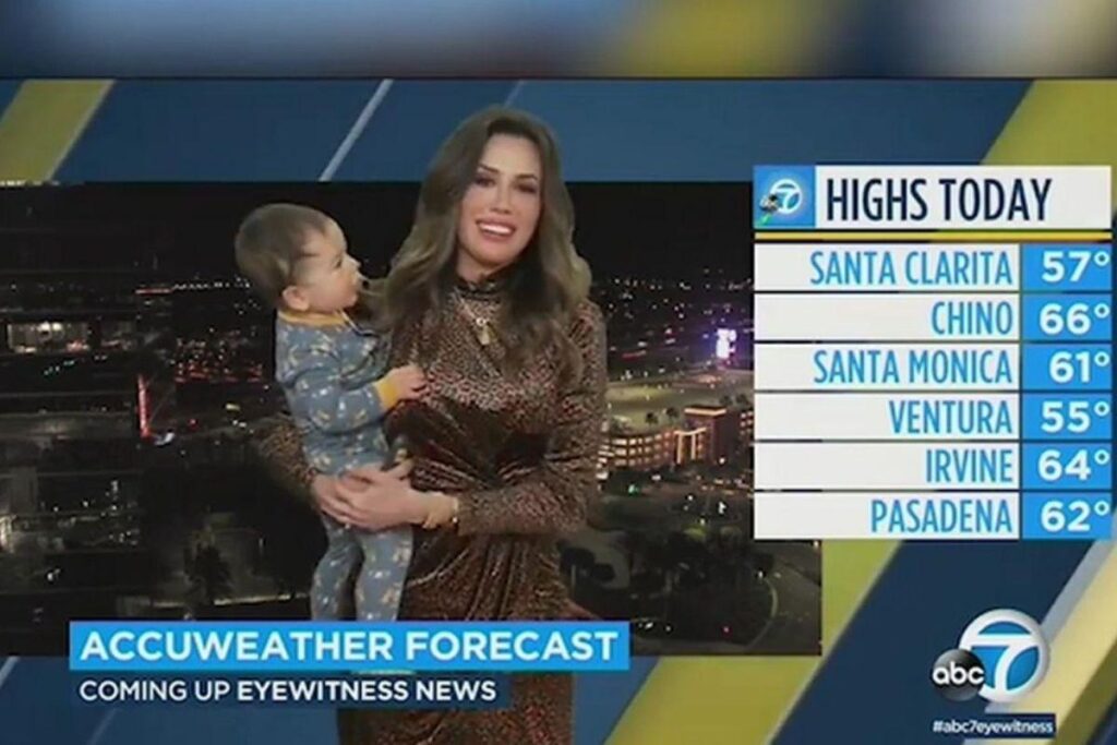 Ele deu os primeiros passos ao vivo