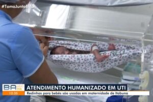 As redes simulam a posição do bebê dentro do útero