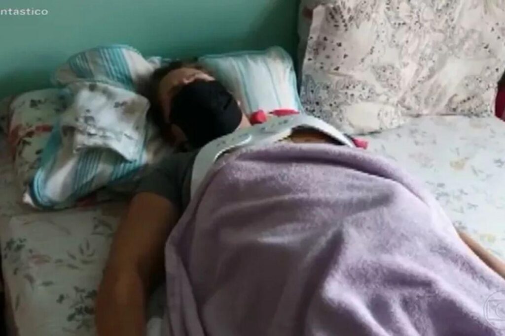 A mãe disse que foi uma cena de horror